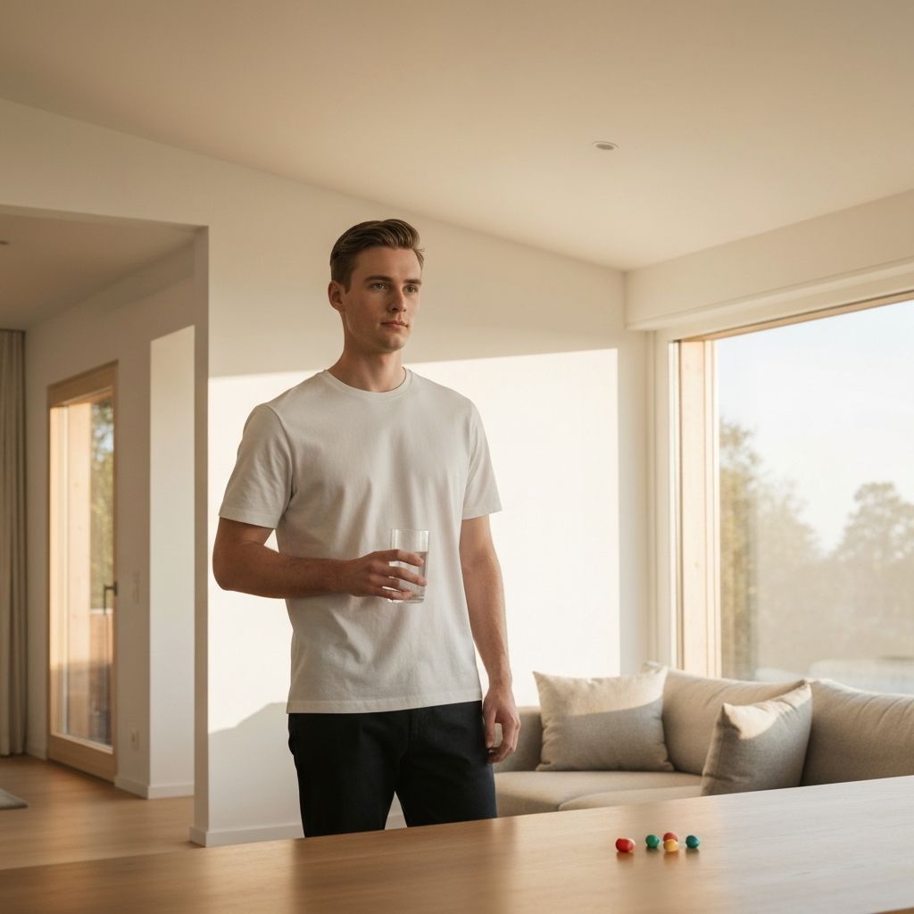 Ruhiger Morgen mit natürlichen Supplements